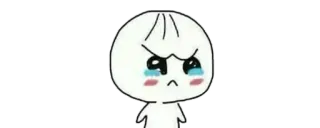 🦖 490f95dc Dessin animé, Pleurs, Triste, Animé, Personnage, En colère telegram sticker