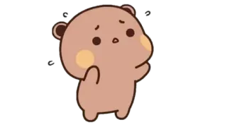 🐾 61986c1e ours, mignon, adorable, dessin animé, animation, autocollant telegram sticker