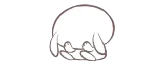 💈 84d25983 Dessin animé, Personnage, Mignon, Triste, Qui pleure telegram sticker