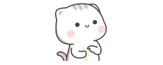 🔰 9ab17675 chat, mignon, animal, dessin animé, autocollant, kawaii telegram sticker