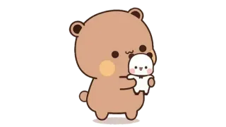 🐾 b46d9666 ours, panda, mignon, animal, dessin animé, autocollant telegram sticker