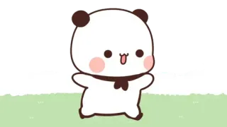 🐾 b6288d15 mignon, panda, kawaii, ours, animal, dessin animé telegram sticker