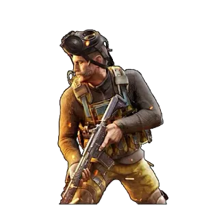 🎭 41968adb soldato, militare, guerra, arma, fucile, uomo, tattico telegram sticker