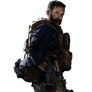 🎭 4222e7e9 Captain Price Call of Duty: Modern Warfare Captain Price, Call of Duty, Modern Warfare, militare, soldato, videogioco, personaggio telegram sticker