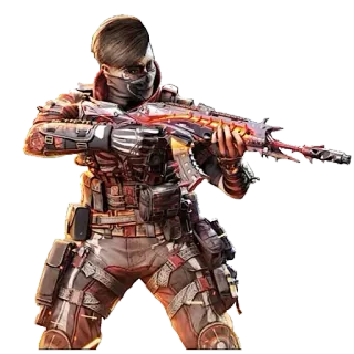 🎭 c84b8560 soldato, fucile, arma, militare, armi da fuoco, combattimento, guerra telegram sticker