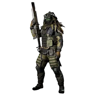 🎭 dd85e12d soldato, militare, cecchino, arma, mimetica, combattimento telegram sticker