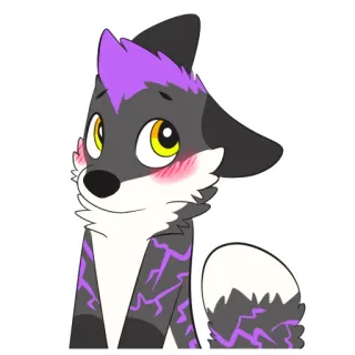 ☺️ d2a01a1b 兽人, 狼, 可爱, 拟人, 卡通, 动物 telegram sticker