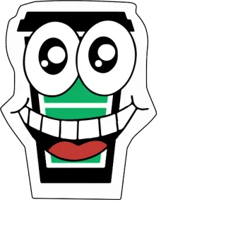 😀 a795c335 kaffee, tasse, cartoon, lächeln, getränk whatsapp sticker