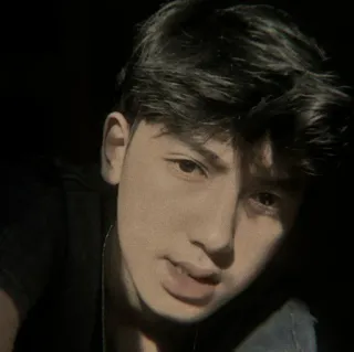 🎮 49dfba9e 십대, 인물 사진, 젊은 남자, 검은 머리, 그림자, 얼굴 telegram sticker