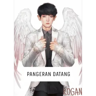 🔪 3cb13474 PANGERAN DATANG ангел, крылья, мужчина, иллюстрация, портрет telegram sticker