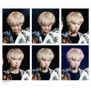 🔪 46e73da5 Chelsea Market человек, блондинка, певец, микрофон, идол, концерт telegram sticker