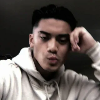 💣 b41b9043 homme, sweat à capuche, portrait, personne whatsapp sticker