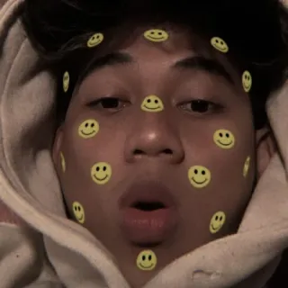 💣 b950abfe visage, sweat à capuche, smileys, portrait whatsapp sticker