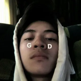 💣 d653ce8d GOD Selfie, Personne, Visage, Sweat à capuche whatsapp sticker