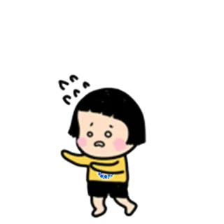 😧 290f1be4 卡通, 震惊, 惊讶, 困惑, 担心, 可爱, 角色, 动漫 telegram sticker