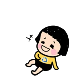 😅 3a4757e5 动漫女孩, 卡通, 可爱, Q版 telegram sticker