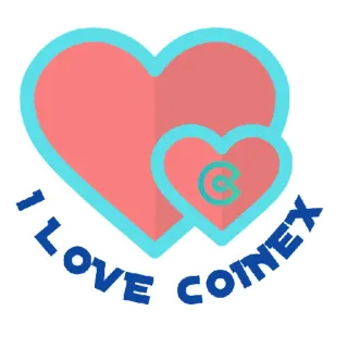 ❤ 012bf02c I LOVE COINEX herzen, münze, liebe, investment telegram sticker