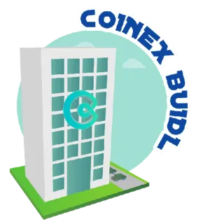 😎 80b42158 COINEX BUIDLZ Coinex, Gebäude, Büro, Firma, Krypto, Blockchain, Unternehmen telegram sticker