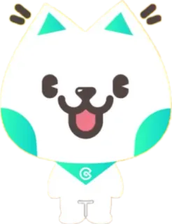 😀 580c8039 猫, 可爱, 贴纸, 卡通, 动物 telegram sticker