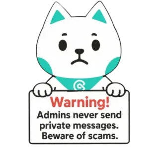 CoinEx Kitty New - @CoinExOfficialEN telegram stickers