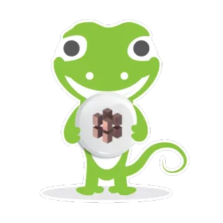 🗺 82ebb476 thằn lằn, hoạt hình, nhãn dán, động vật, dễ thương, xanh lá, linh vật telegram sticker