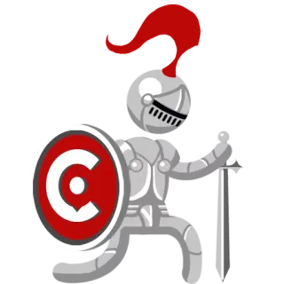 🤴 61f9d575 knight, armor, shield, logo, medieval telegram sticker