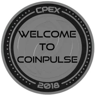👋 42596346 CPEX
WELCOME TO COINPULSE
2018 硬币, 货币, 加密货币, Coinpulse, 钱, 投资, 金融, 数字货币 telegram sticker