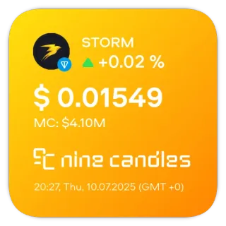 @NineCandlesStickers TON Сoinstats telegram stickers