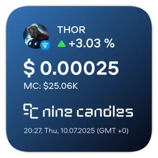 @NineCandlesStickers TON Сoinstats telegram stickers