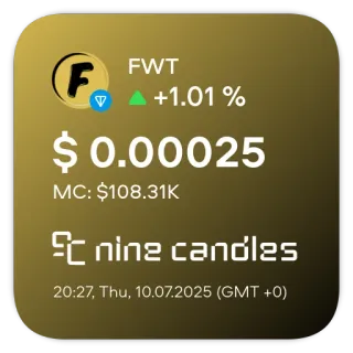 @NineCandlesStickers TON Сoinstats whatsapp stickers