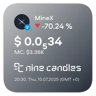 @NineCandlesStickers TON Сoinstats telegram stickers