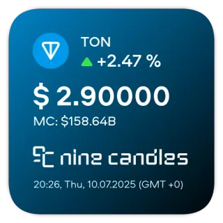 @NineCandlesStickers TON Сoinstats telegram stickers