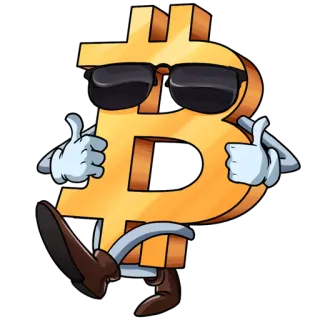 😎 2500a7d8 Bitcoin, Kryptowaluta, Finanse, Inwestycja, Pieniądze, Waluta cyfrowa, Kciuk w górę whatsapp sticker