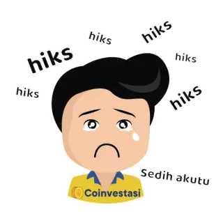 😭 5be25851 hiks
Sedih akutu menangis, sedih, emosional, sesenggukan, air mata whatsapp sticker