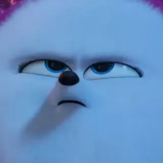 ❄️ 5815603f Snowball The Secret Life of Pets Kreskówka, Zwierzę, Królik, Zwierzę domowe, Słodkie, Śmieszne whatsapp sticker