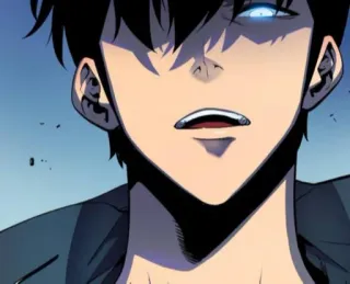 🉐 33532a1d อนิเมะ, มังงะ, ตัวละคร, มันฮวา, Solo Leveling, ซองจินอู telegram sticker