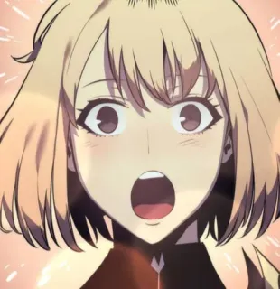 🉐 41b26257 อนิเมะ, มังงะ, ผู้หญิง, ประหลาดใจ telegram sticker