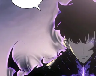 🉐 47b1069d Sung Jin-woo Solo Leveling อนิเมะ, มังฮวา, Solo Leveling, ซองจินอู, แฟนตาซี, ดาร์ก, ฮันเตอร์ telegram sticker