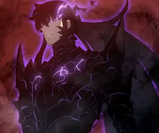 🉐 6d905f2c อนิเมะ, มืด, ชุดเกราะ, ตัวละคร telegram sticker