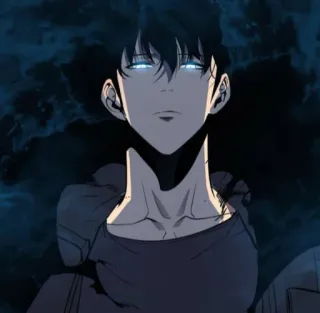 🉐 79c39558 Sung Jinwoo Solo Leveling solo leveling, อนิเมะ, มังฮวา, ซองจินอู telegram sticker