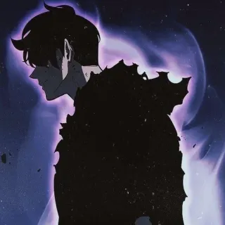 🉐 b0ae90c7 Sung Jin-Woo Solo Leveling อนิเมะ, Solo Leveling, ซองจินอู, ราชาแห่งเงา telegram sticker