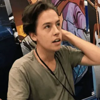 ☁ 4e0f2edc Cole Sprouse 俳優, セレブ, ポートレート, 人物, 男性, スプラウス telegram sticker