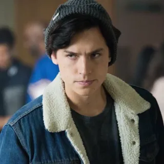 🌨 0b403b09 Jughead Jones Riverdale Jughead Jones, Riverdale, Cole Sprouse, drama adolescente, série de TV, adolescente telegram sticker