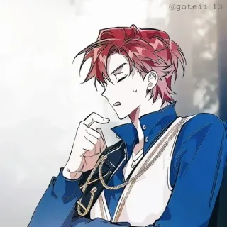 🍷 0884c1c2 @goteii_13 anime, manga, character, drawing whatsapp sticker