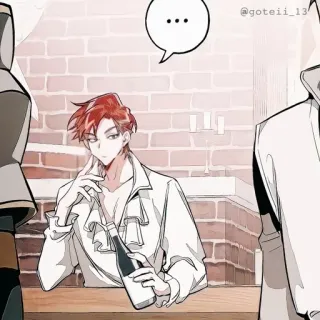 🍷 492ccf73 ... anime, manga, drinking, alcohol, character whatsapp sticker