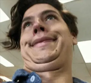 ✨ 0b185633 persona, retrato, cara, expresión, sonrisa, hombre telegram sticker