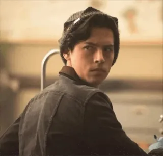 ✨ 6c77f7e6 Jughead Jones Riverdale Jughead, Riverdale, Cole Sprouse, drama adolescente, retrato personaje telegram sticker