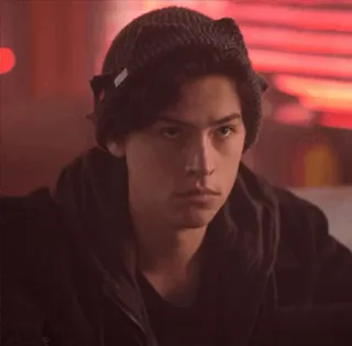 ✨ d1e61ecc Jughead Jones Riverdale Jughead Jones, Riverdale, Cole Sprouse, Drama adolescente, Serie TV, Gorro telegram sticker