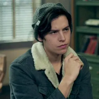 🍁 ccdbcfa9 Jughead Jones Riverdale คน, เด็กผู้ชาย, รายการทีวี, วัยรุ่น, ตัวละคร telegram sticker