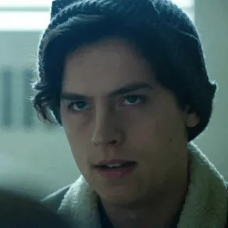 ➖ 0a4ff9d6 Jughead Jones Riverdale Jughead, Riverdale, Cole Sprouse, Teen drama, Postać, Serial telegram sticker